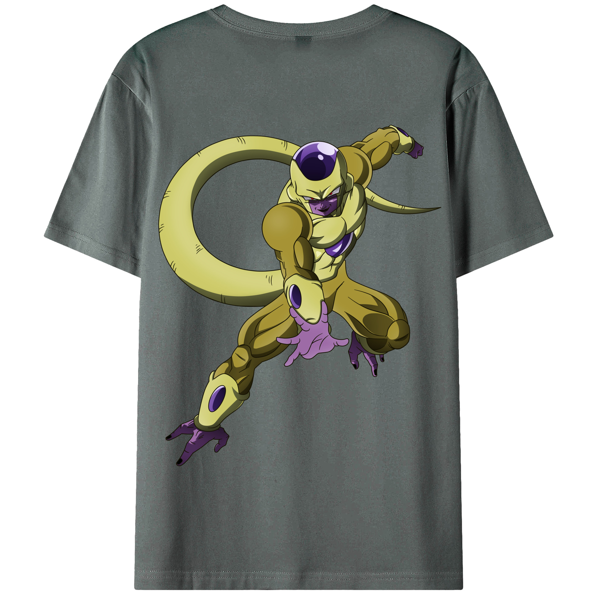 （画像用） ドラゴンボール フリーザ DRAGON BALL Frieza 綿100％半袖Tシャツ（背面プリント）